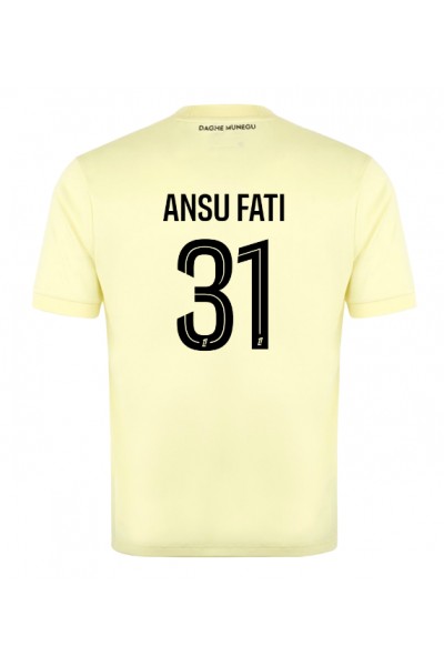 AS Monaco Ansu Fati #31 Jalkapallovaatteet Kolmaspaita 2025-26 Lyhythihainen AS Monaco Ansu Fati #31 Jalkapallovaatteet Kolmaspaita 2025-26 Lyhythihainen